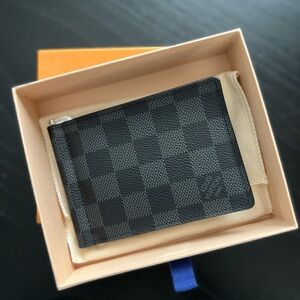 Louis Vuitton Pince Money Clip Damier Graphite